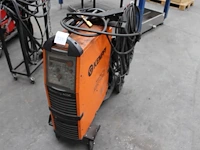 Tig lasapparaat kemmpi mastertig acdc 3500w met toorts en manometers op verrijdbaar statief. - afbeelding 2 van  2