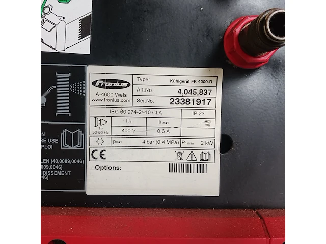 Tig lasapparaat met koelunit, fronius - afbeelding 13 van  15