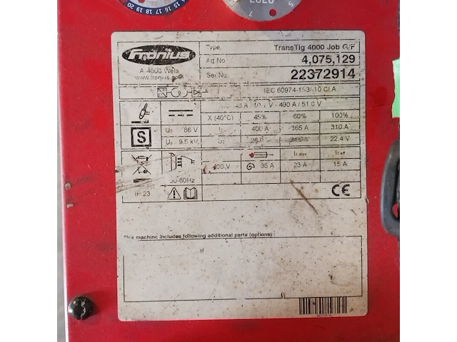 Tig lasapparaat met koelunit, fronius - afbeelding 8 van  16