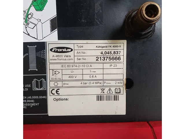 Tig lasapparaat met koelunit, fronius - afbeelding 14 van  16