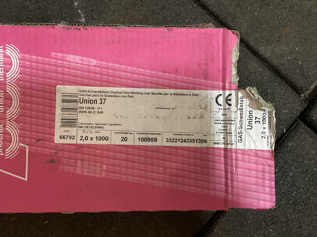 Tig laselektroden 2mm x 1000mm - afbeelding 4 van  6