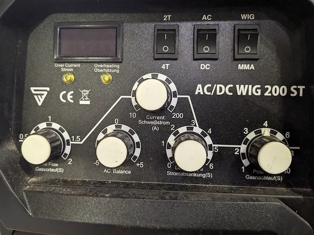 Tig lasmachine , stahlwerk, ac/dc wig 200 st - afbeelding 12 van  16