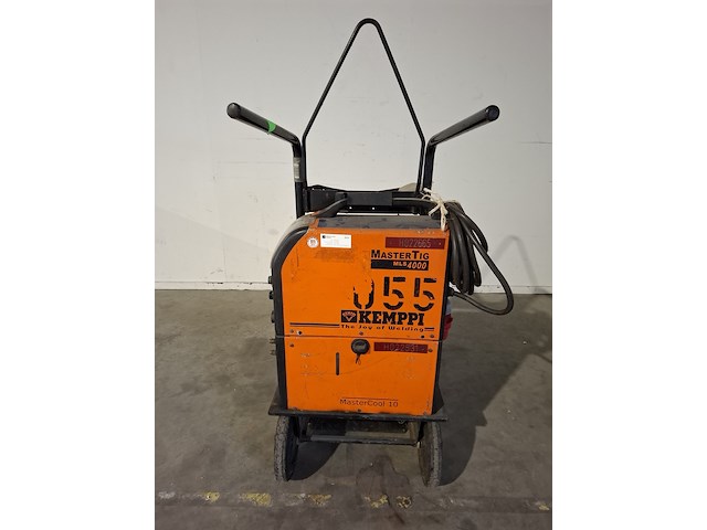 Tig unit mls 4000 400a 400v kemppi, mastertig mls 4000 / mastercool 10, bouwjaar 2013, gas- of vloeistofgekoeld met waterkoeling - afbeelding 9 van  11