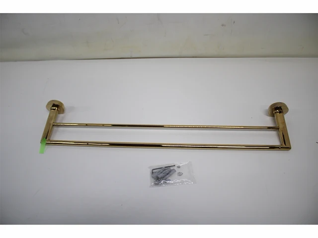 Tiger cooper handdoekrek dubbel 65,2 cm goud gepolijst - afbeelding 1 van  2