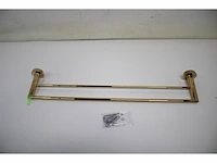 Tiger cooper handdoekrek dubbel 65,2 cm goud gepolijst - afbeelding 1 van  2