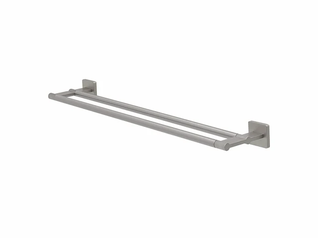 Tiger dock handdoekrek dubbel rvs geborsteld - afbeelding 2 van  4