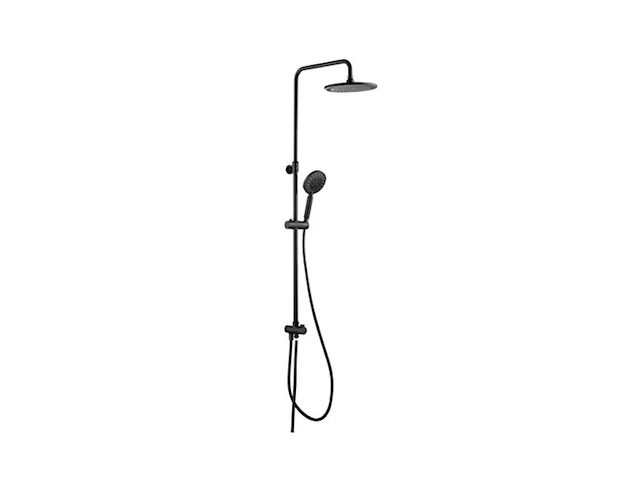 Tiger tyne doucheset regendouche 22 5 cm handdouche 12 cm 3 standen mat zwart - afbeelding 1 van  1