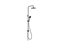 Tiger tyne doucheset regendouche 22 5 cm handdouche 12 cm 3 standen mat zwart - afbeelding 1 van  1
