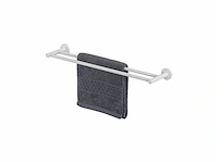 Tiger urban handdoekrek dubbel 60 cm zonder boren boren of lijmen wit - afbeelding 1 van  5