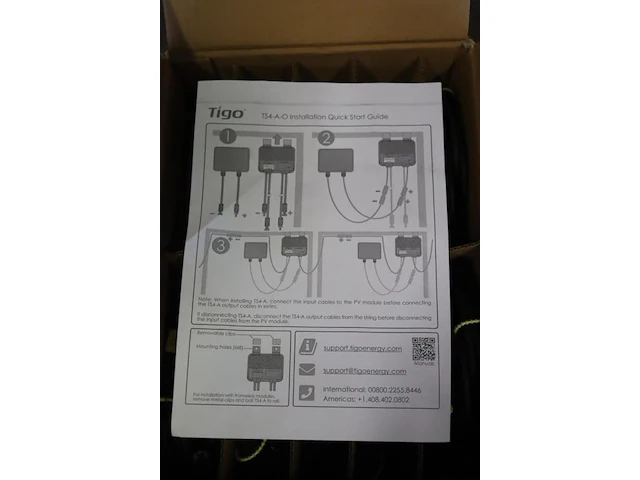 Tigo 700w optimizer ts4-a-o 1.2m cable mc4 | 20 stuks | nieuw in doos - afbeelding 2 van  4