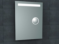 Tigris - spiegel met led verlichting en scheerspiegel - afbeelding 1 van  4