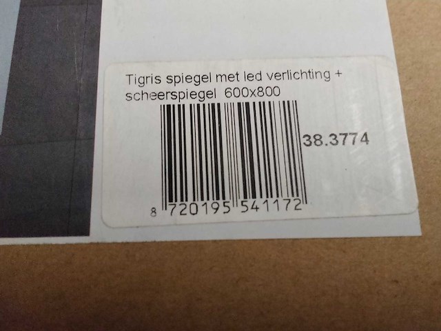 Tigris - spiegel met led verlichting en scheerspiegel - afbeelding 2 van  4