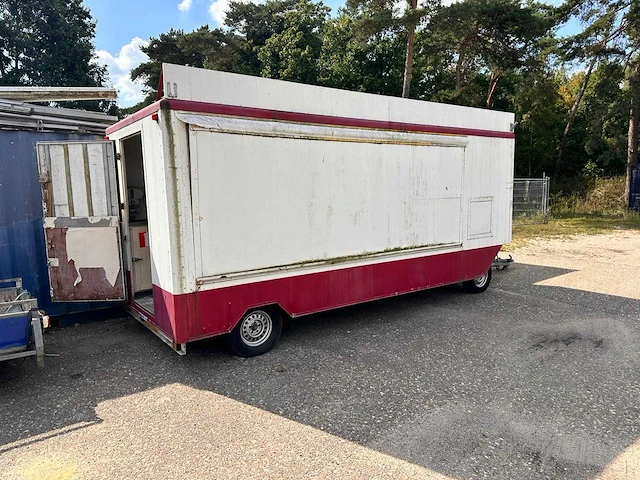 Tijhof - 1979 - ta20sl 550 x 230 x 260 cm -frietkar aanhanger - afbeelding 1 van  8