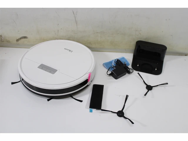 Tikom g8000 pro robotstofzuiger en dweilcombo 4500pa zelfopladend wit - afbeelding 2 van  3
