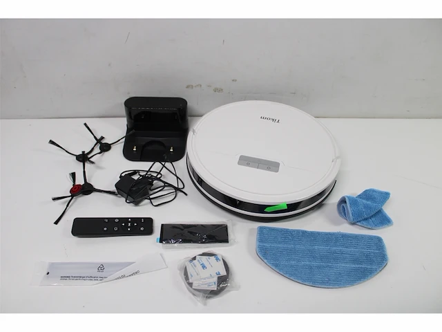 Tikom g8000 pro robotstofzuiger en dweilcombo 4500pa zelfopladend wit - afbeelding 2 van  3