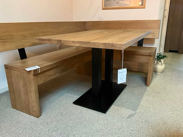 Tim eiken eetkamertafel - afbeelding 1 van  9