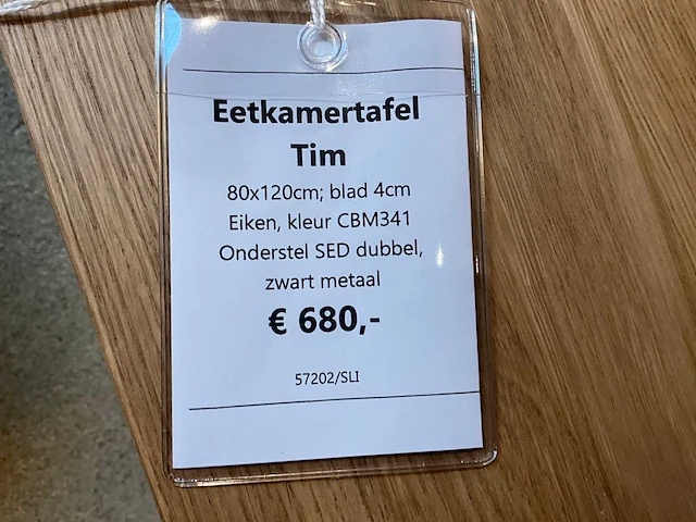 Tim eiken eetkamertafel - afbeelding 9 van  9