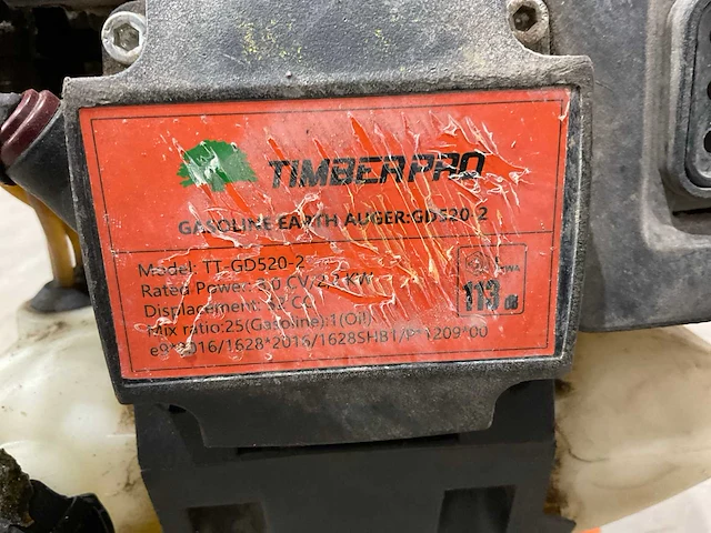 Timber tt-gd520-2 grondboor - afbeelding 8 van  8