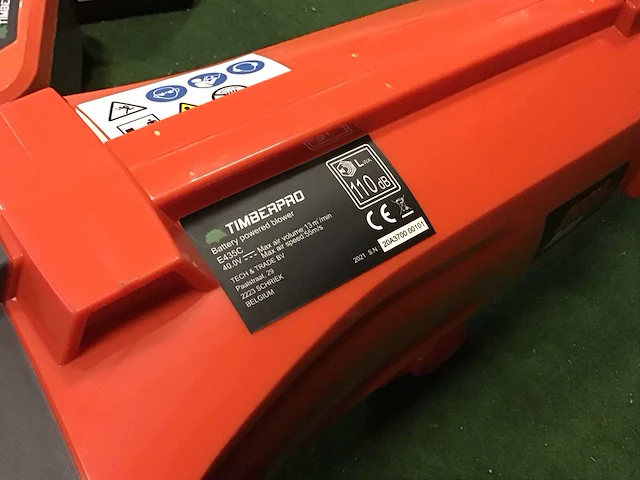 Timberpro bladblazer 40v accu bladblazer - afbeelding 4 van  6