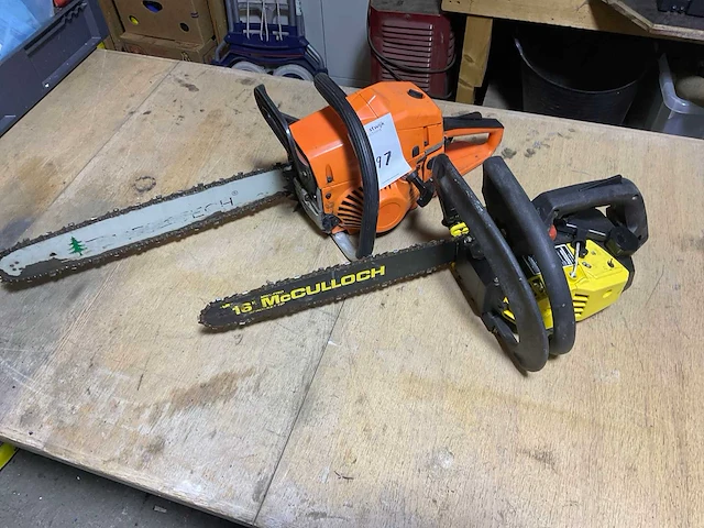 Timbertech en mc culoch kettingzaag - afbeelding 2 van  4