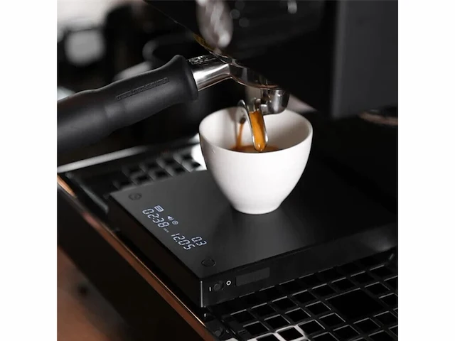 Timemore black mirror basic 2 koffieweegschaal met digitale timer met automatische timer voor barista en druppel v60 - afbeelding 3 van  4