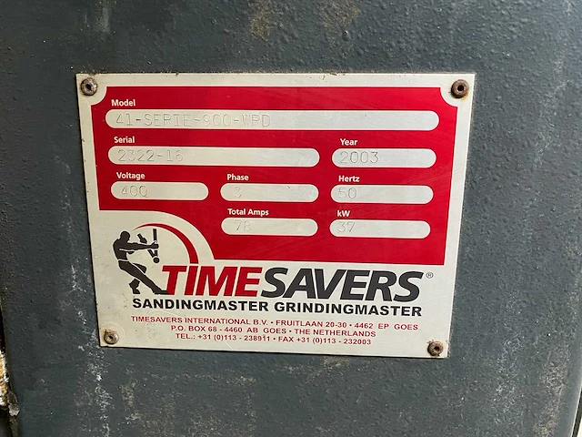 Timesavers - 2003 - 41-serie-900-wrd - ontbraamtrommel - afbeelding 6 van  14