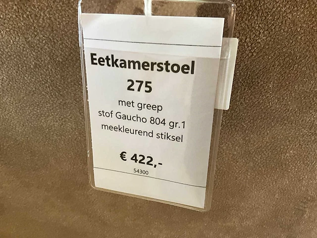 Timo verrijdbare eetkamerstoel (4x) - afbeelding 6 van  7