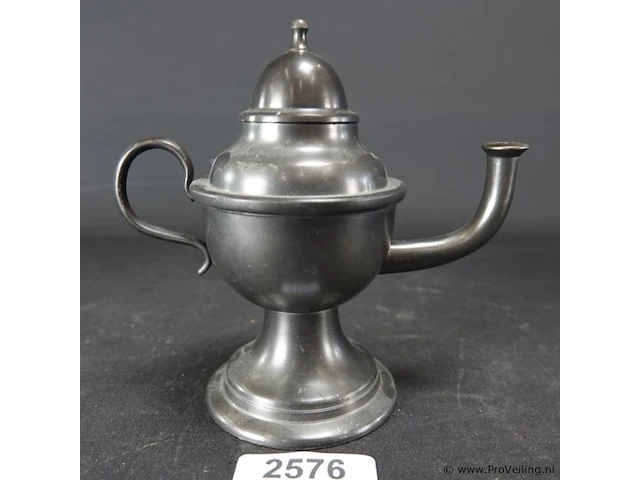 Tinnen olielamp - afbeelding 1 van  5