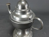 Tinnen olielamp - afbeelding 3 van  5