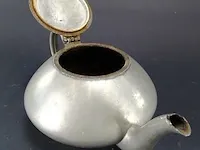 Tinnen theepot - afbeelding 3 van  4