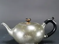 Tinnen theepot - afbeelding 1 van  5