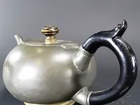 Tinnen theepot - afbeelding 2 van  5