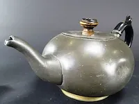 Tinnen theepot - afbeelding 3 van  5
