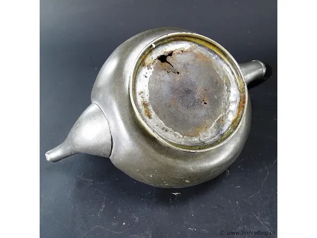 Tinnen theepot - afbeelding 5 van  5
