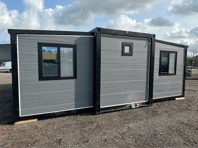 Tiny house / chalet complete deluxe grey - afbeelding 3 van  57