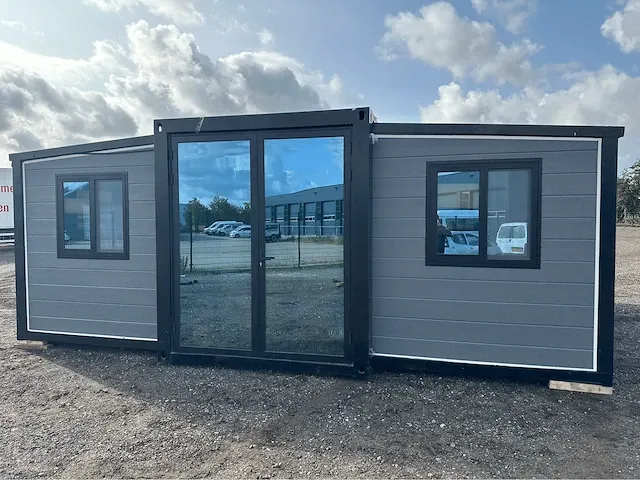 Tiny house / chalet complete deluxe grey - afbeelding 12 van  57