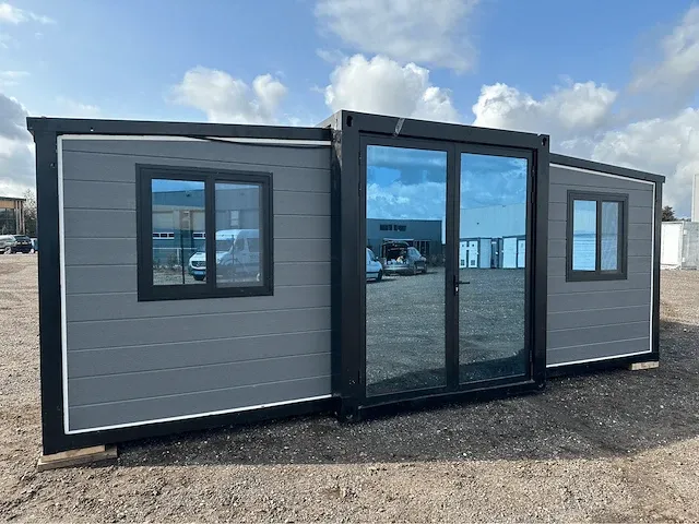 Tiny house / chalet complete deluxe grey - afbeelding 23 van  57