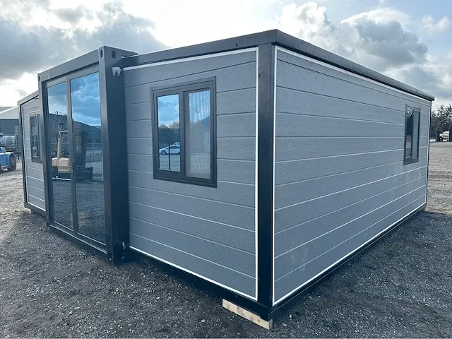 Tiny house / chalet complete deluxe grey - afbeelding 34 van  57