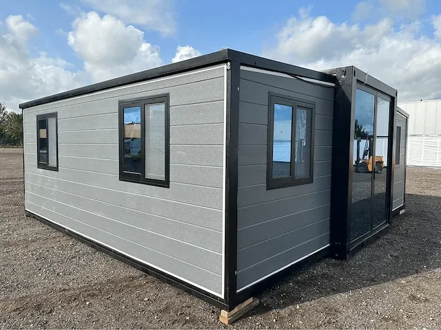 Tiny house / chalet complete deluxe grey - afbeelding 45 van  57