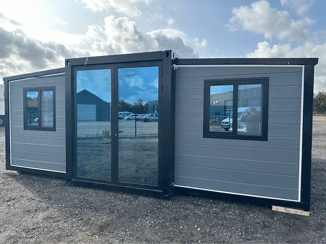 Tiny house / chalet complete deluxe grey - afbeelding 53 van  57