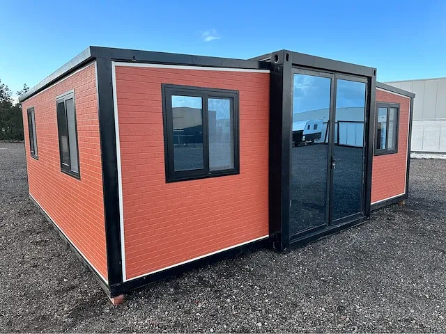 Tiny house / chalet complete deluxe stone design - afbeelding 1 van  63