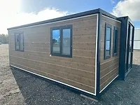 Tiny house / chalet complete deluxe wood design - afbeelding 45 van  64