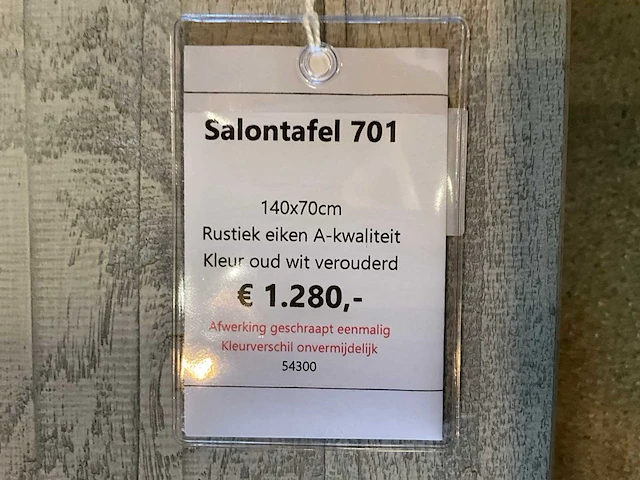 Tiranna eiken salontafel - afbeelding 7 van  7