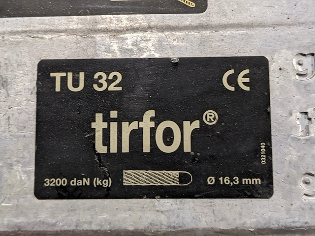 Tirfor, tu32 - afbeelding 2 van  5