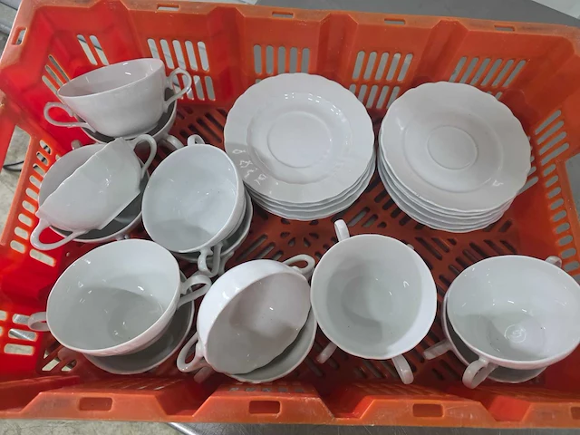 Tirschenreuth bavaria - porseleinen kop- en schotel (13x) - afbeelding 6 van  10