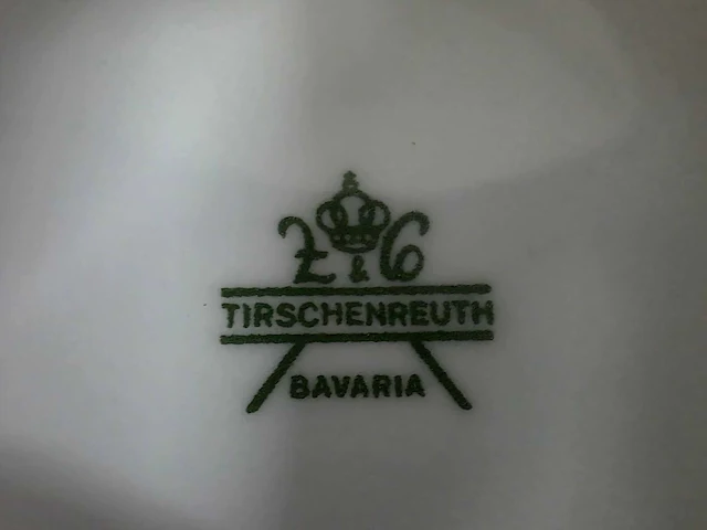 Tirschenreuth bavaria - porseleinen kop- en schotel (13x) - afbeelding 10 van  10