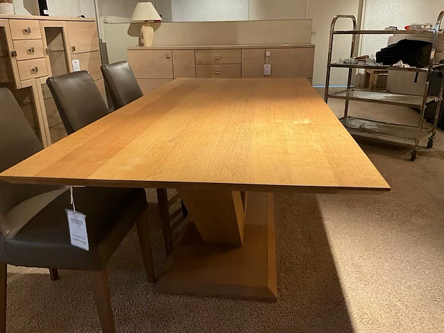 Tirza eiken eetkamertafel - afbeelding 4 van  7