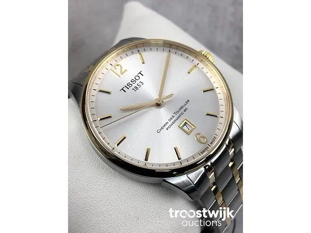 Tissot chemin des tourelles powermatic 80 t0994072203700 herenhorloge - afbeelding 2 van  9