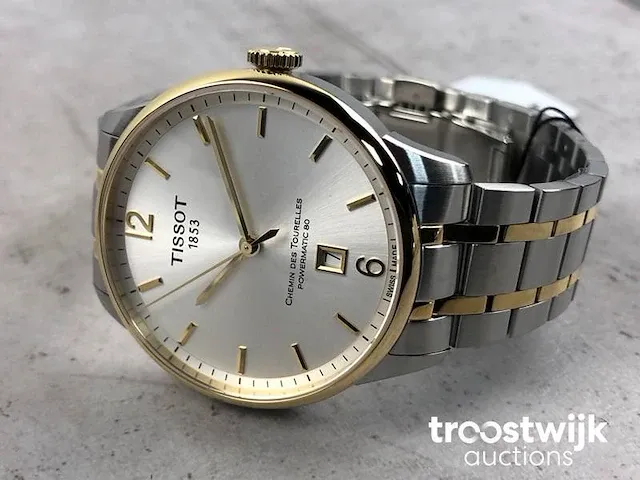 Tissot chemin des tourelles powermatic 80 t0994072203700 herenhorloge - afbeelding 6 van  9