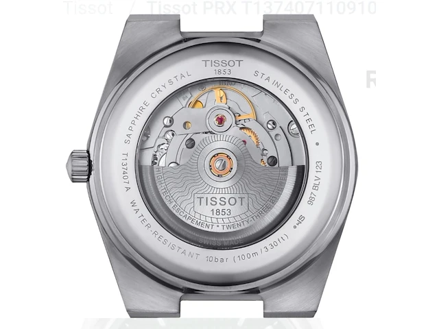 Tissot prx powermatic 80 automatisch herenhorloge - nieuw - afbeelding 5 van  8